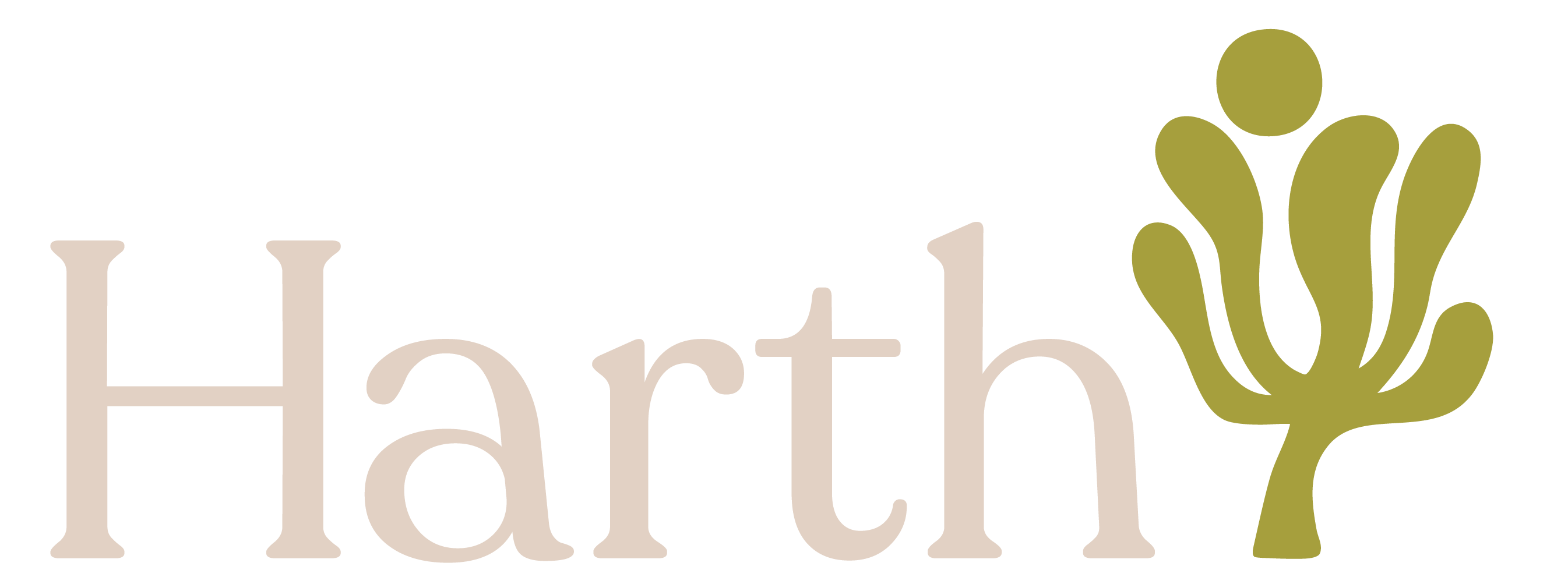 Harth psychiatry logo with dark background